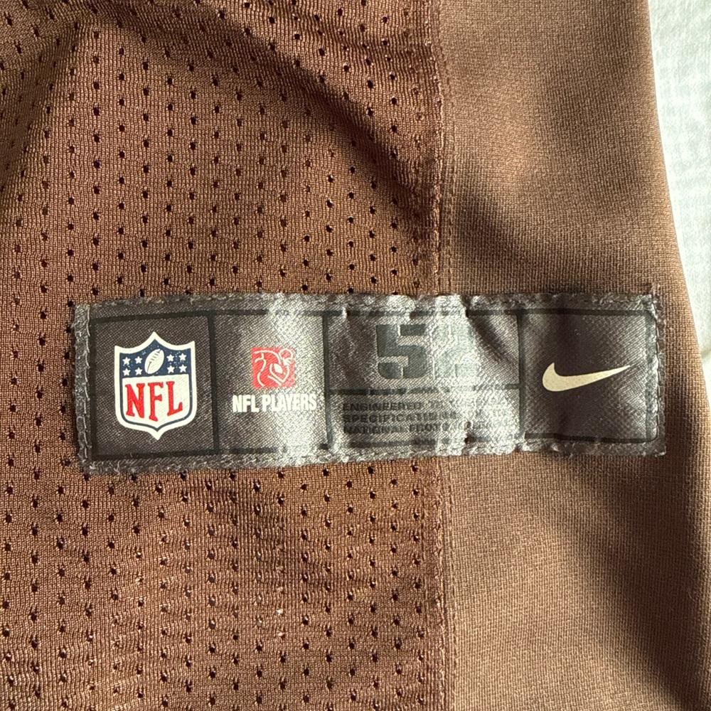 MEN’S NIKE CLEVELAND BROWNS AUTHENTIC DAWG POUND #33 JERSEY SZ 52 - NWOT - Picture 3 of 6